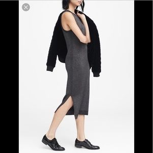 New Banana Republic Metallic Knit Dress Sz. S